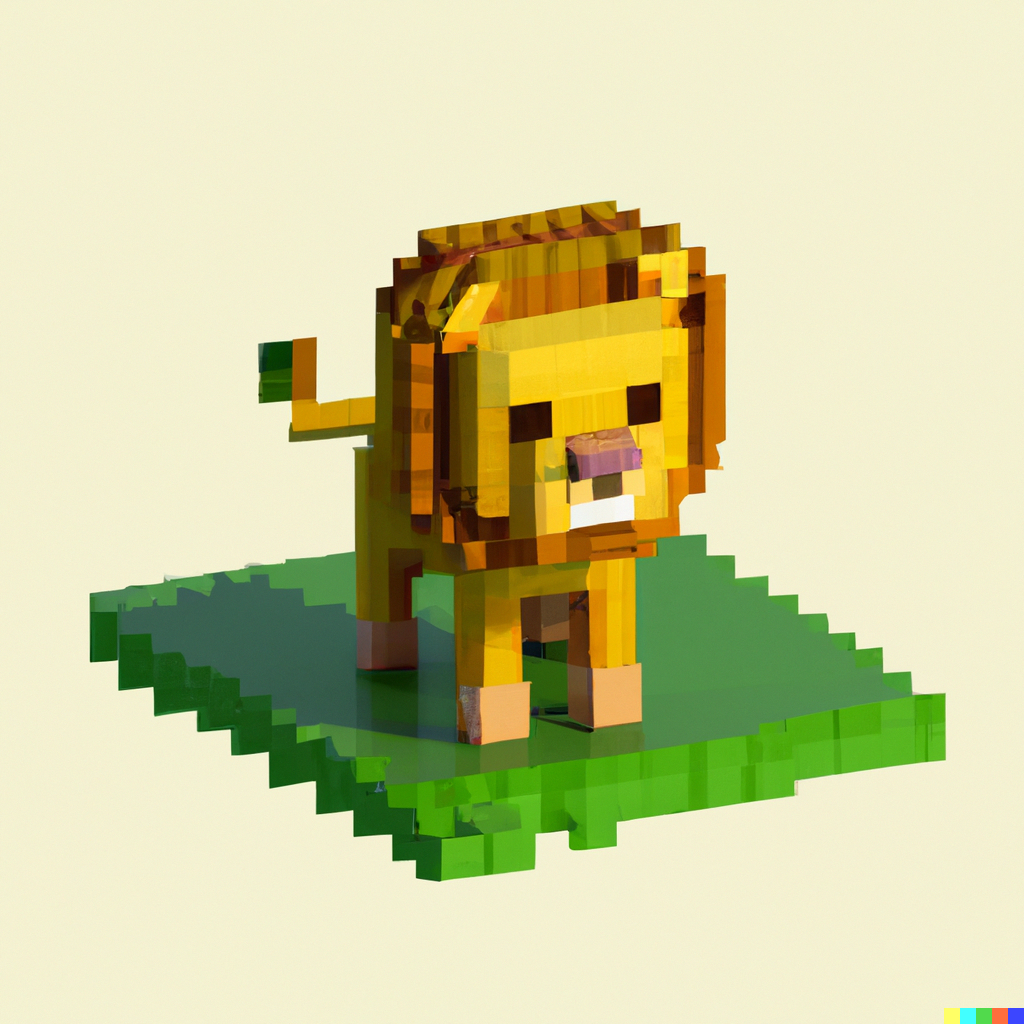 leone in voxel
